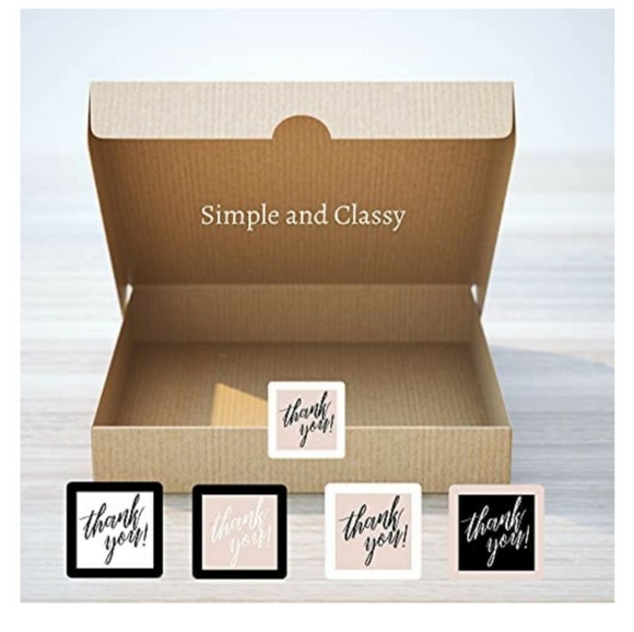 Thank you Stickers for Packaging orders, stick onto Thank you card Envelopes.. - Picture 4 of 6